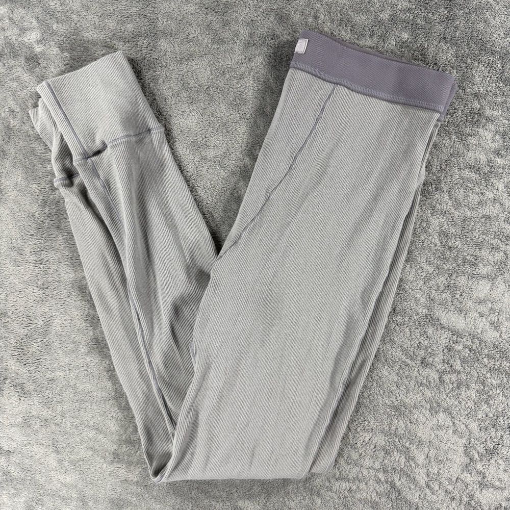 SKIMS Cotton Ribbed Legging Light Grey Everyday Basic Minimalist Lounge Comfy